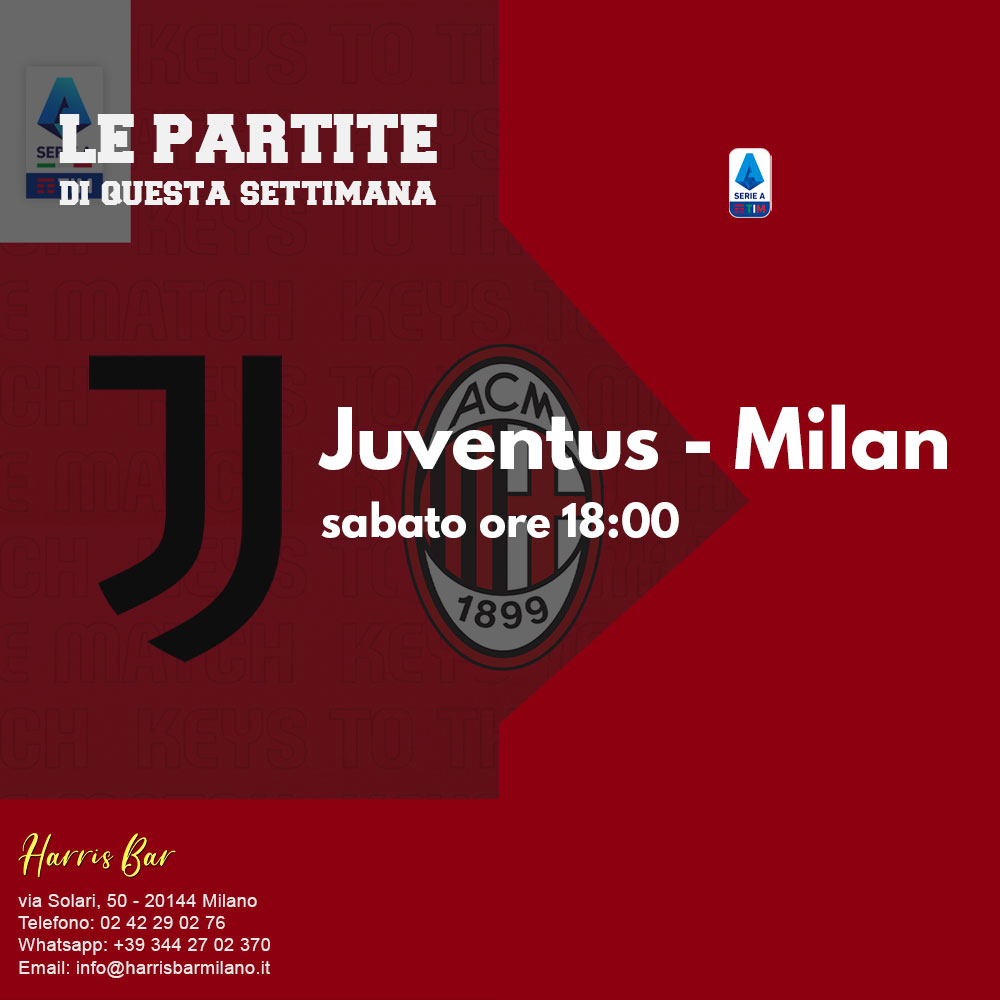 Harris Bar Milano | Pub, Locale, Partite di Calcio Serie A | Calcio in diretta Milano Champions League, Serie A, Giornata 34